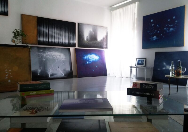 Morales’ studio